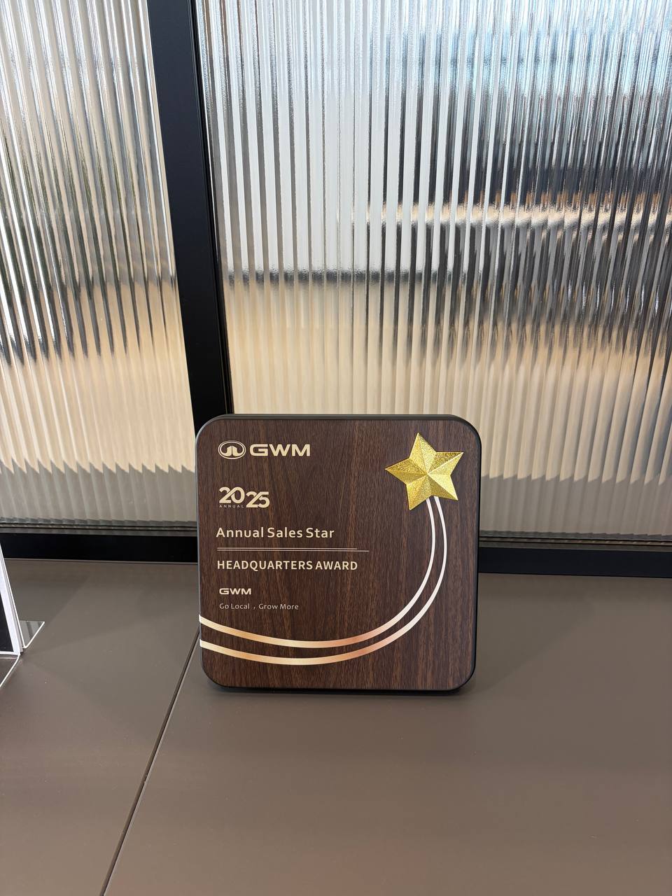 GWM Annual Sales Star Headquarters Award 2025