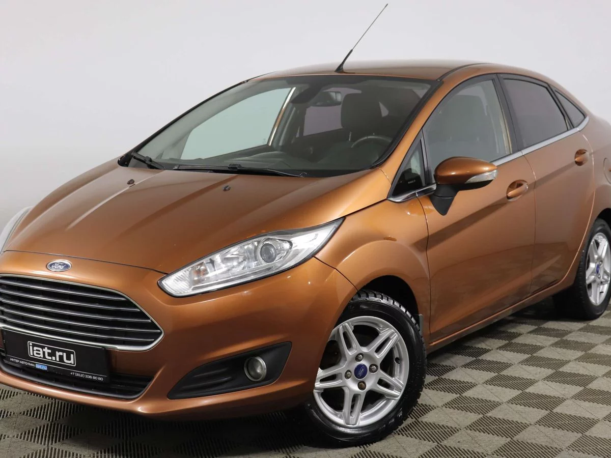 Ford Fiesta 1.6 AMT (120 л.с.), 2015, Mk6 поколение Рестайлинг, Коричневый  (продано) – заказ №136740