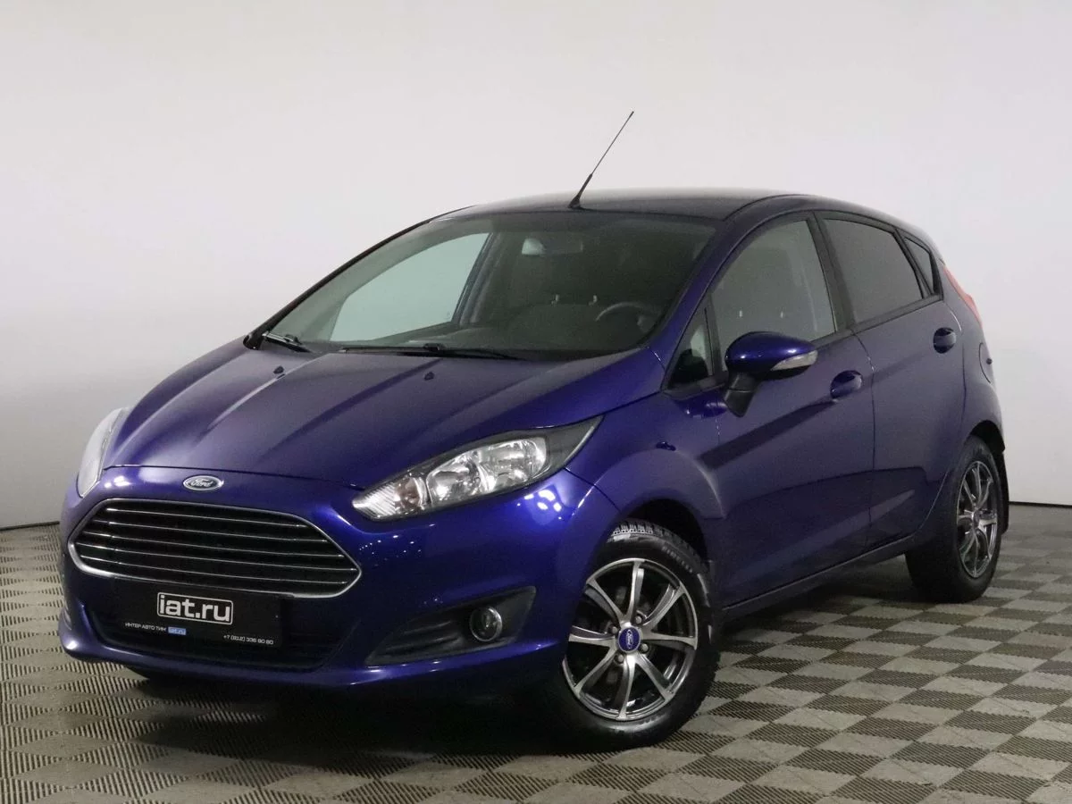 Ford Fiesta 1.6 MT (105 л.с.), 2016, Mk6 поколение Рестайлинг, Синий  (продано) – заказ №136867