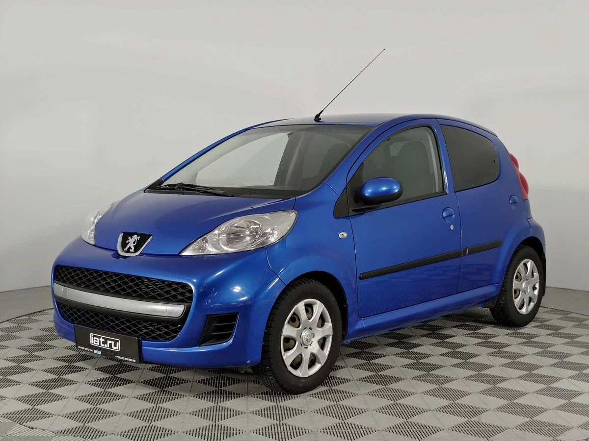 Peugeot 107 1.0 AMT (68 л.с.), 2010, I поколение Рестайлинг, Синий  (продано) – заказ №137134