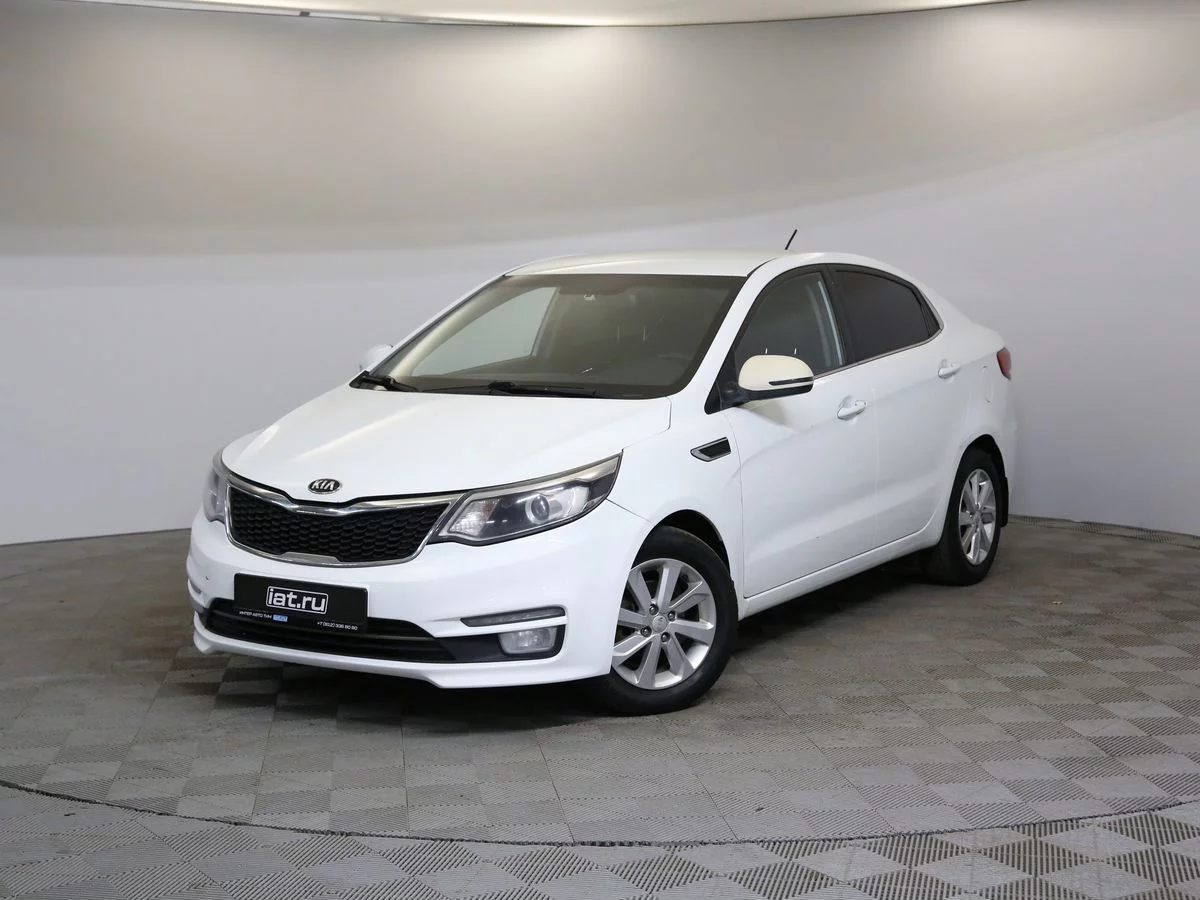 Kia Rio 6-speed 1.6 MT (123 л.с.), 2015, III поколение, Белый с пробегом -  купить в Санкт Петербурге у официального дилера ИАТ