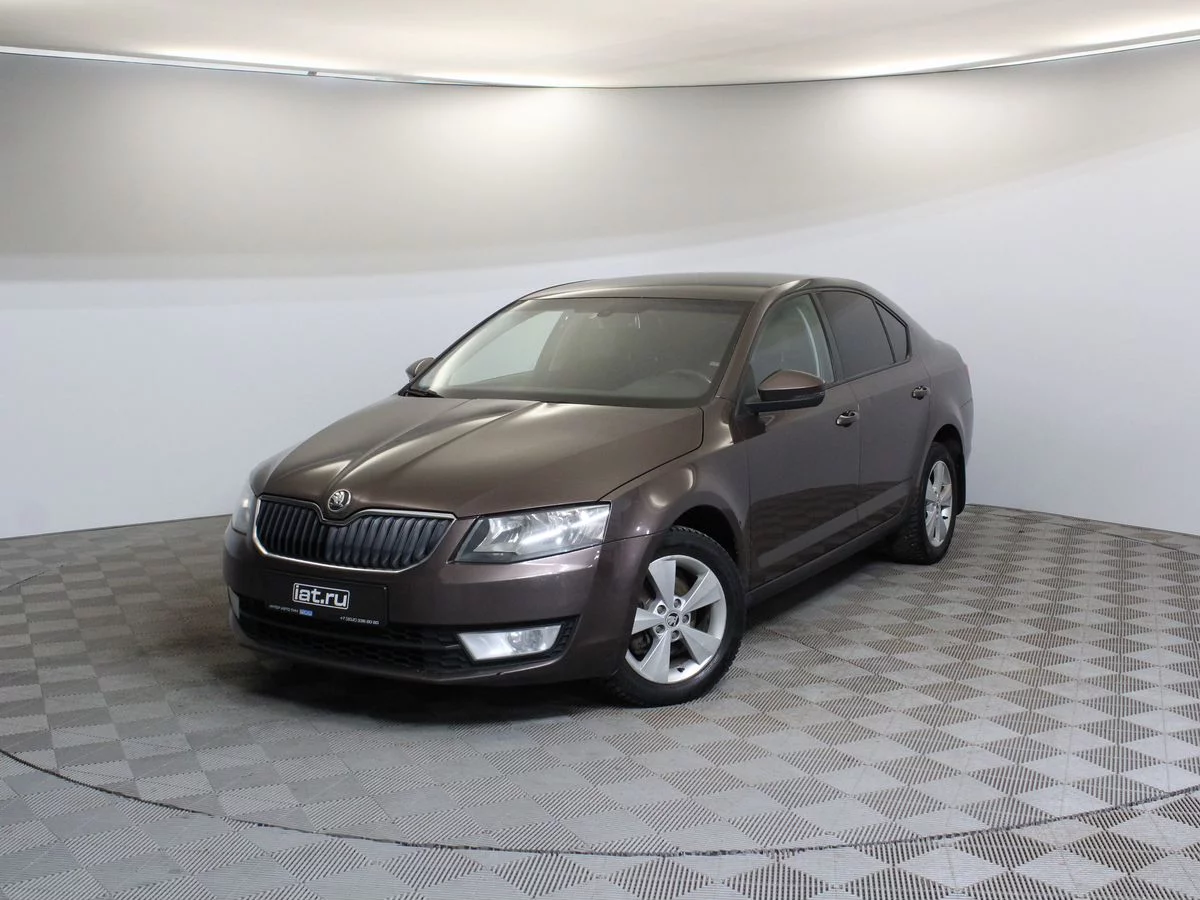 Skoda Octavia 1.4 AMT (140 л.с.), 2014, III поколение (A7), Коричневый с  пробегом - купить в Санкт Петербурге у официального дилера ИАТ