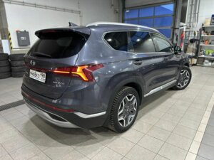 Hyundai Santa Fe 2021 2.2d AMT (199 л.с.) 4WD High-Tech c пробегом - фото 2