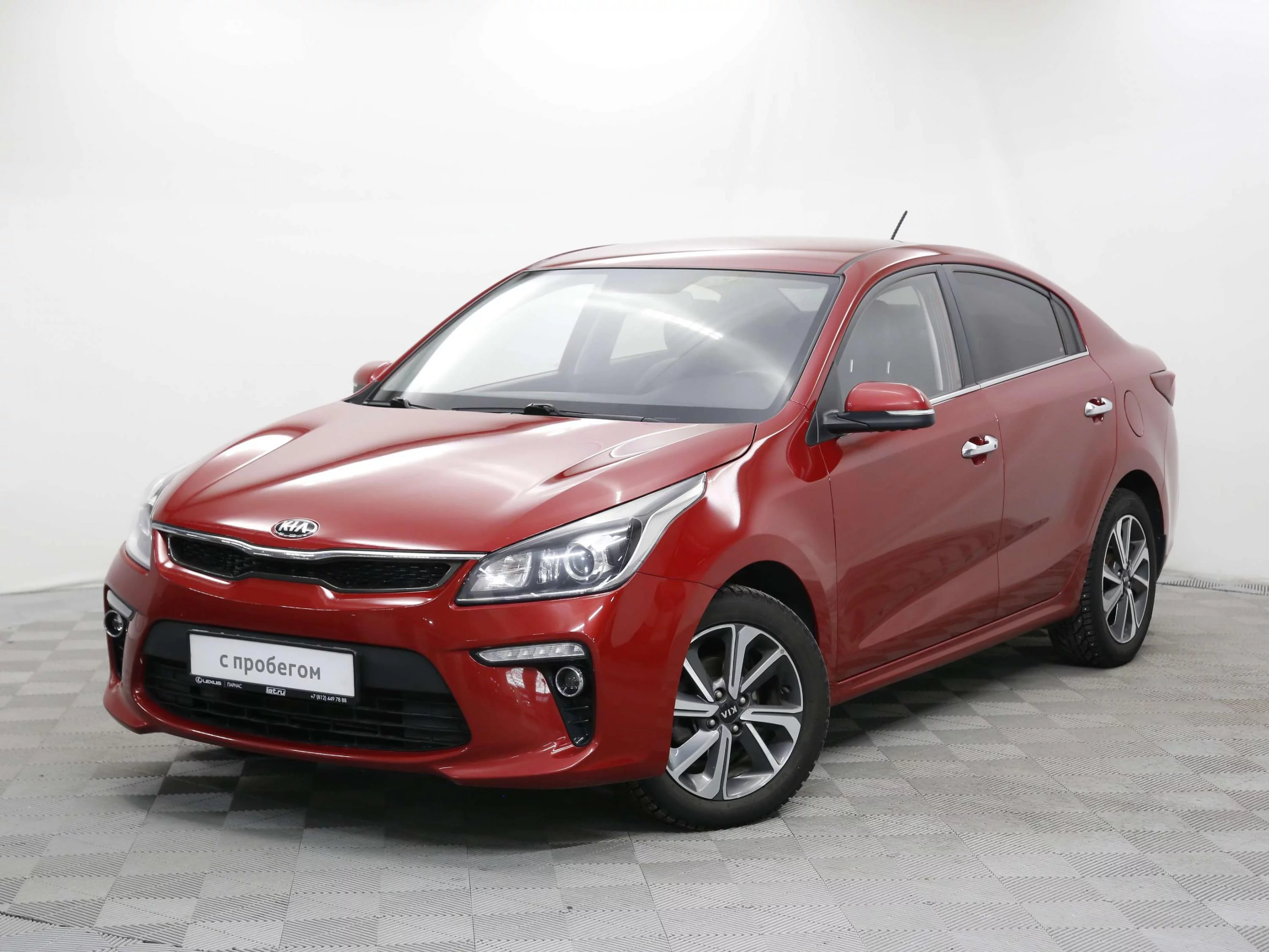 Kia Rio 1.6 AT (123 л.с.), 2019, IV поколение, Красный (продано) – заказ  №119475