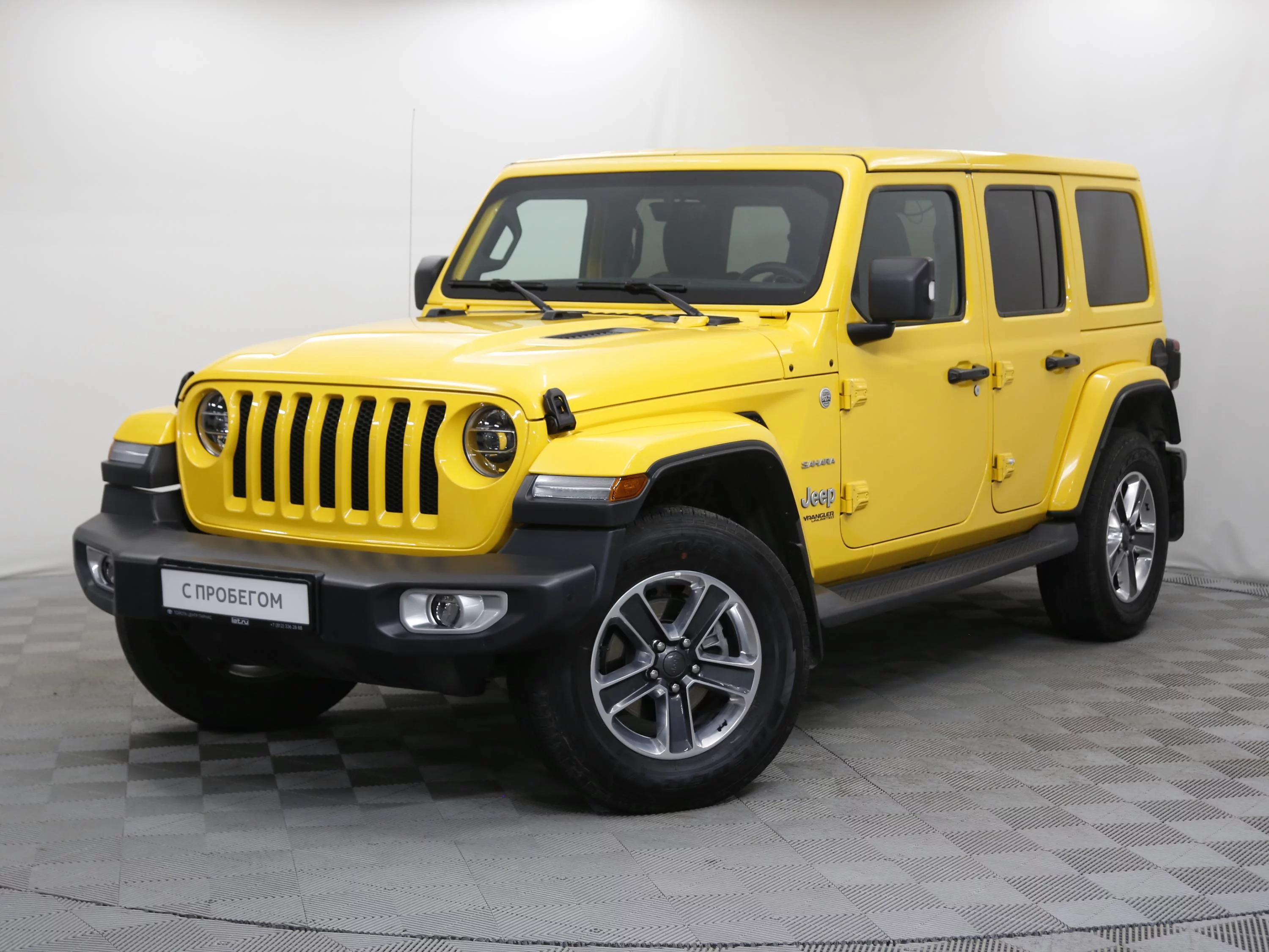 Jeep Wrangler 2.0 AT (272 л.с.) 4WD, 2018, IV поколение (JL), Желтый  (продано) – заказ №121888