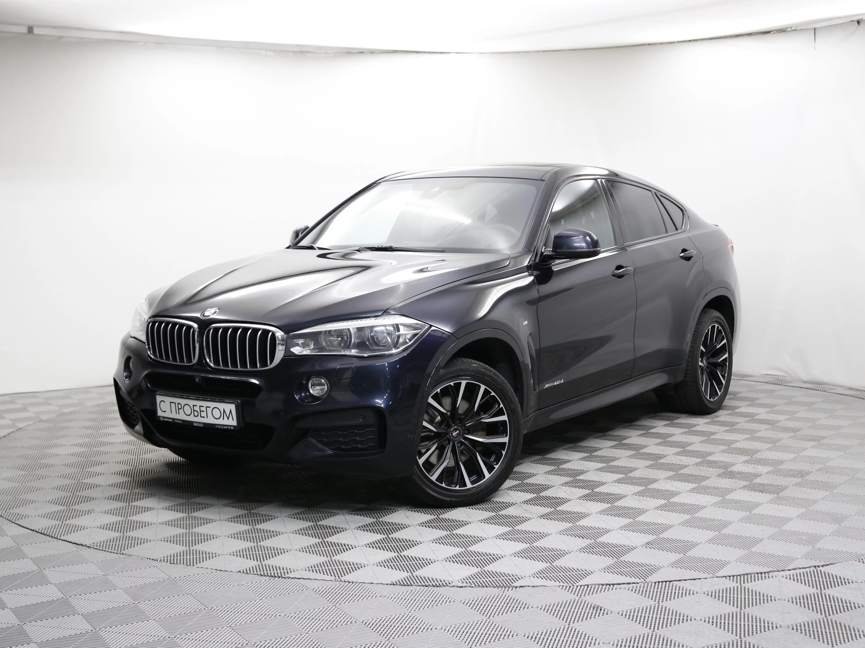 BMW X6 40d 3.0d AT (313 л.с.) 4WD, 2016, II поколение (F16), Черный  (продано) – заказ №124044