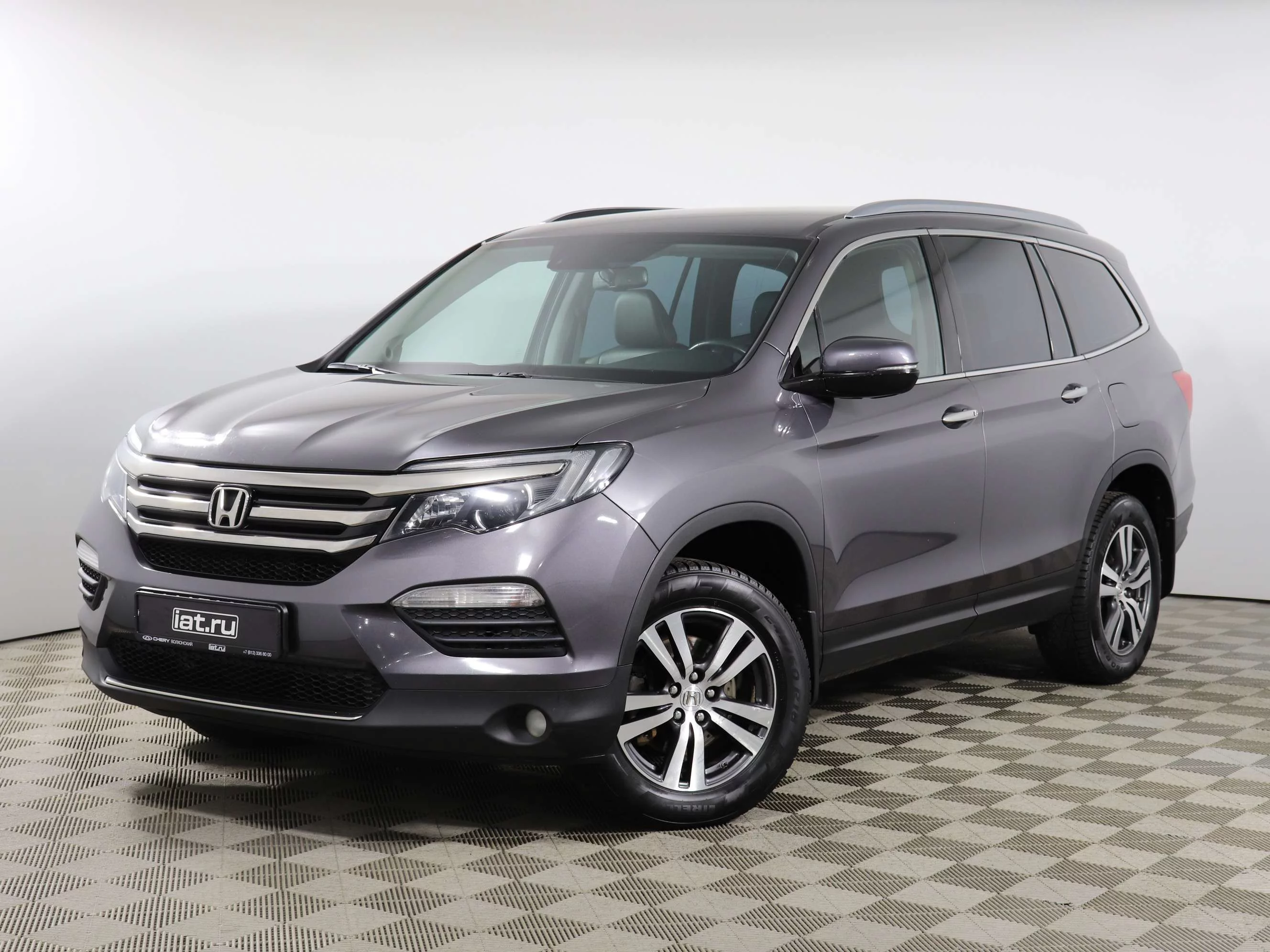 Honda Pilot 3.0 AT (249 л.с.) 4WD, 2018, III поколение, Серый (продано) –  заказ №124551