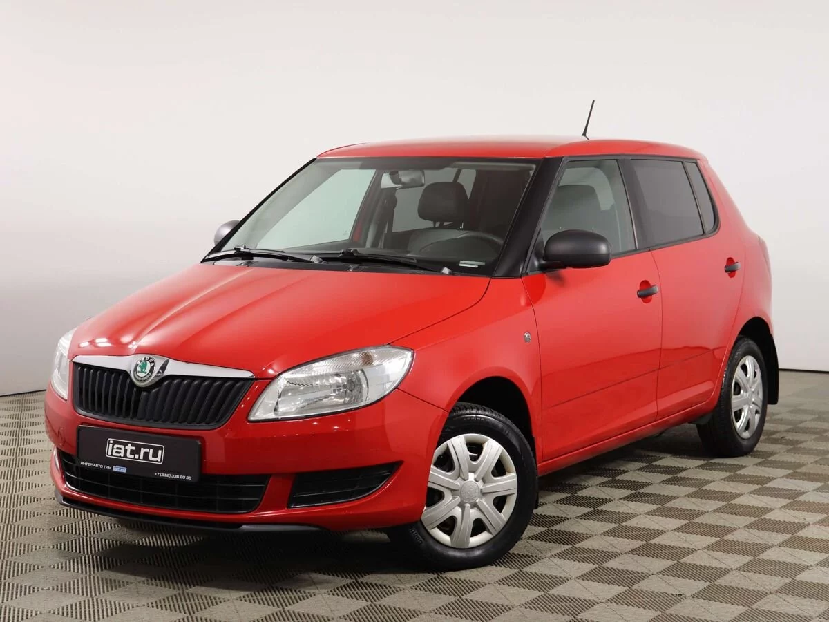 Skoda Fabia 1.2 MT (70 л.с.), 2012, II поколение Рестайлинг, Красный  (продано) – заказ №128790