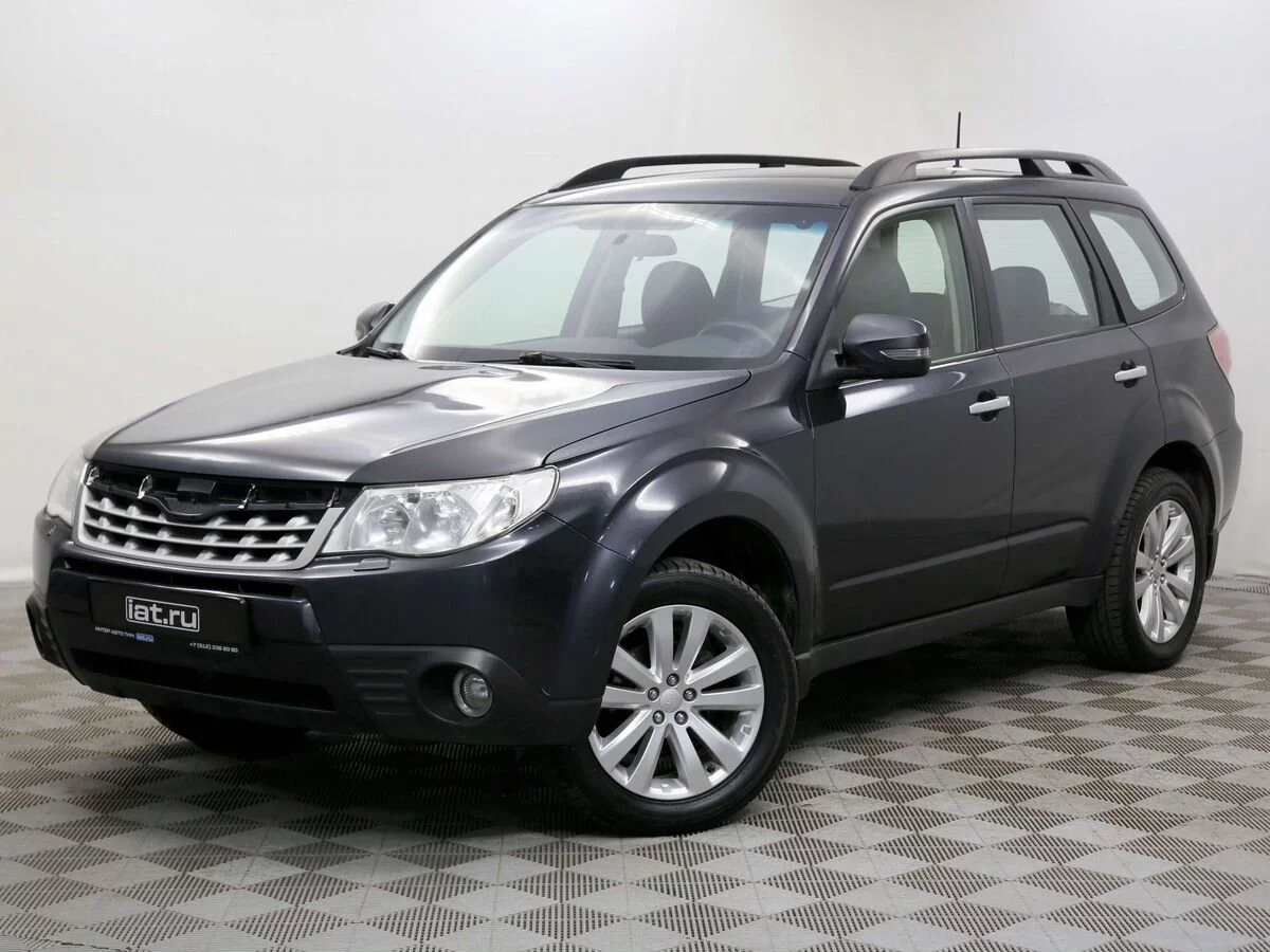 Subaru Forester 2.0 MT (150 л.с.) 4WD, 2012, III поколение Рестайлинг,  Черный (продано) – заказ №129814