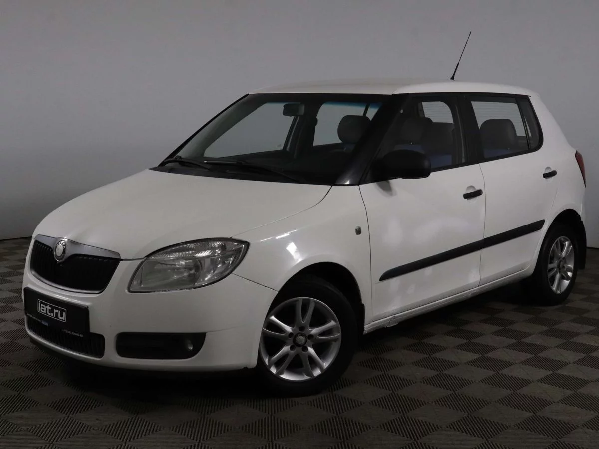 Skoda Fabia 1.2 MT (60 л.с.), 2008, II поколение, Белый (продано) – заказ  №130759