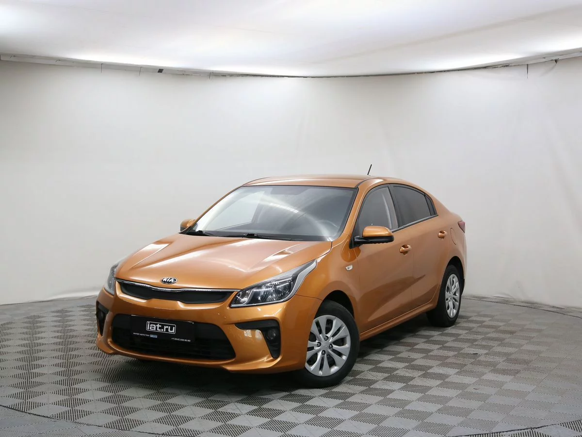 Kia Rio 1.6 AT (123 л.с.), 2018, IV поколение, Оранжевый (продано) – заказ  №131238