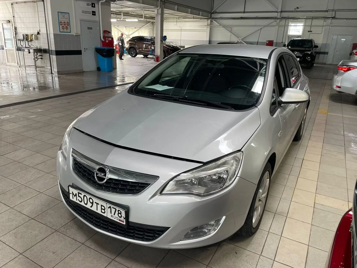 Opel Astra 1.4 AT (140 л.с.), 2012, J поколение, Серебристый (продано) –  заказ №131504