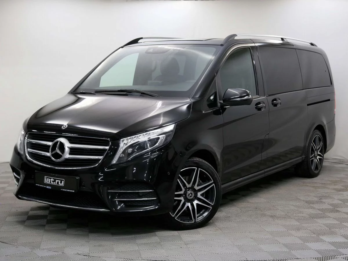 Mercedes-Benz V-Класс 220 d длинный 2.1d AT (163 л.с.) 4WD, 2019, II  поколение, Черный (продано) – заказ №130840