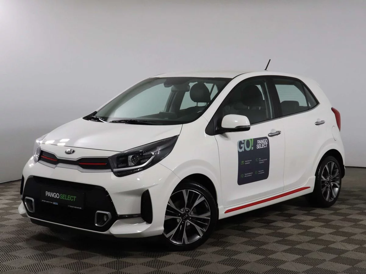 Kia Picanto 1.3 AT (84 л.с.), 2021, III поколение Рестайлинг, Белый  (продано) – заказ №132043