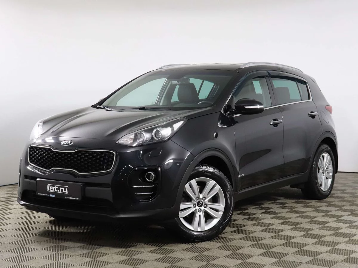 Kia Sportage 2.0 AT (150 л.с.) 4WD, 2017, IV поколение, Черный (продано) –  заказ №132295