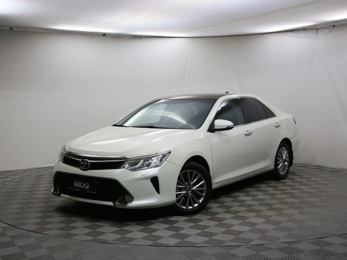 Toyota Camry 3.5 AT (249 л.с.), 2016, VII поколение (XV50) Рестайлинг,  Белый (продано) – заказ №131207