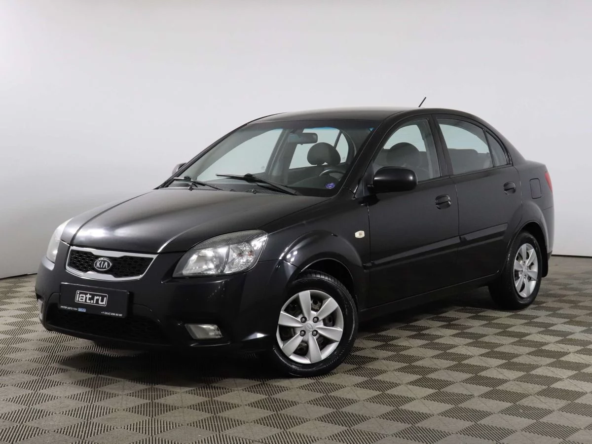 Kia Rio 1.4 MT (95 л.с.), 2010, II поколение Рестайлинг, Черный (продано) –  заказ №132391