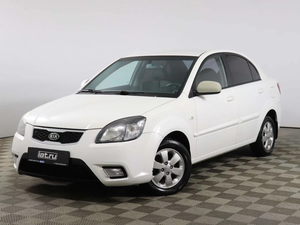 Kia Rio 1.4 AT (95 л.с.), 2011, II поколение Рестайлинг, Белый (продано) –  заказ №132638