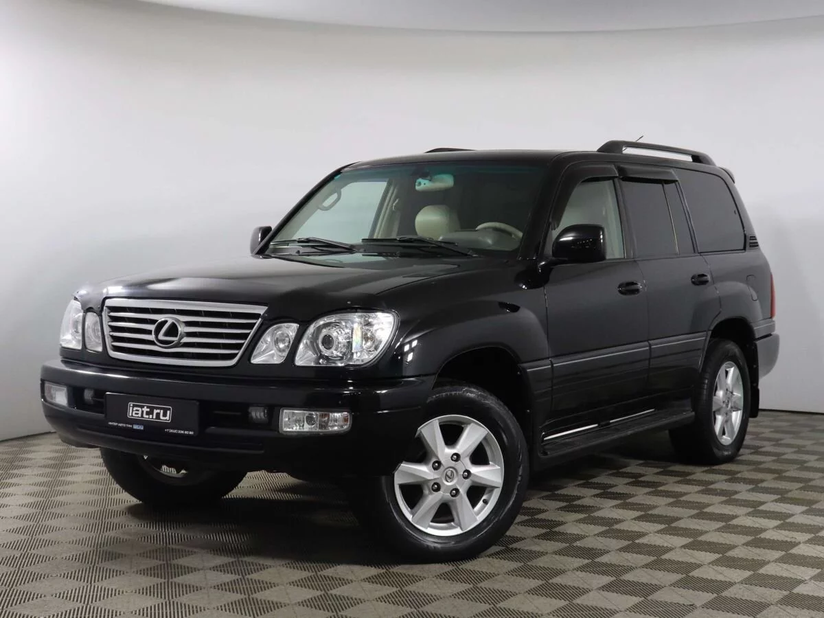 Lexus LX 470 4.7 AT (275 л.с.) 4WD, 2006, II поколение Рестайлинг, Черный  (продано) – заказ №132911