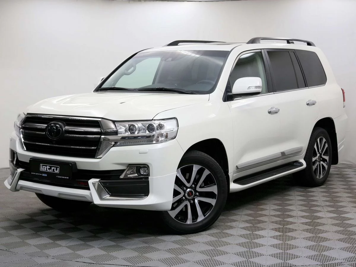 Toyota Land Cruiser 4.6 AT (309 л.с.) 4WD, 2019, 200 Series Рестайлинг 2,  Белый (продано) – заказ №133020