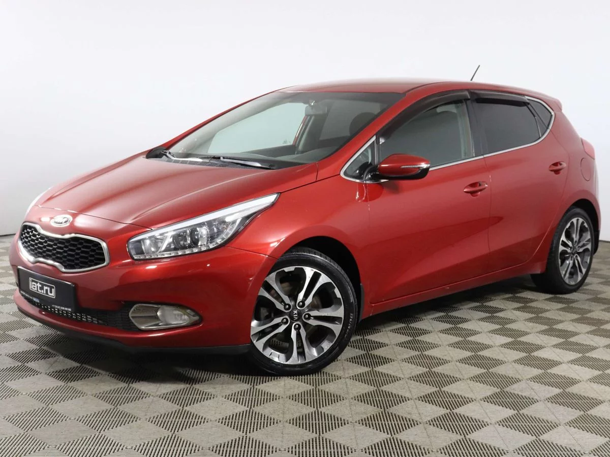 Kia Ceed 1.6 AT (129 л.с.), 2013, II поколение, Красный (продано) – заказ  №133376