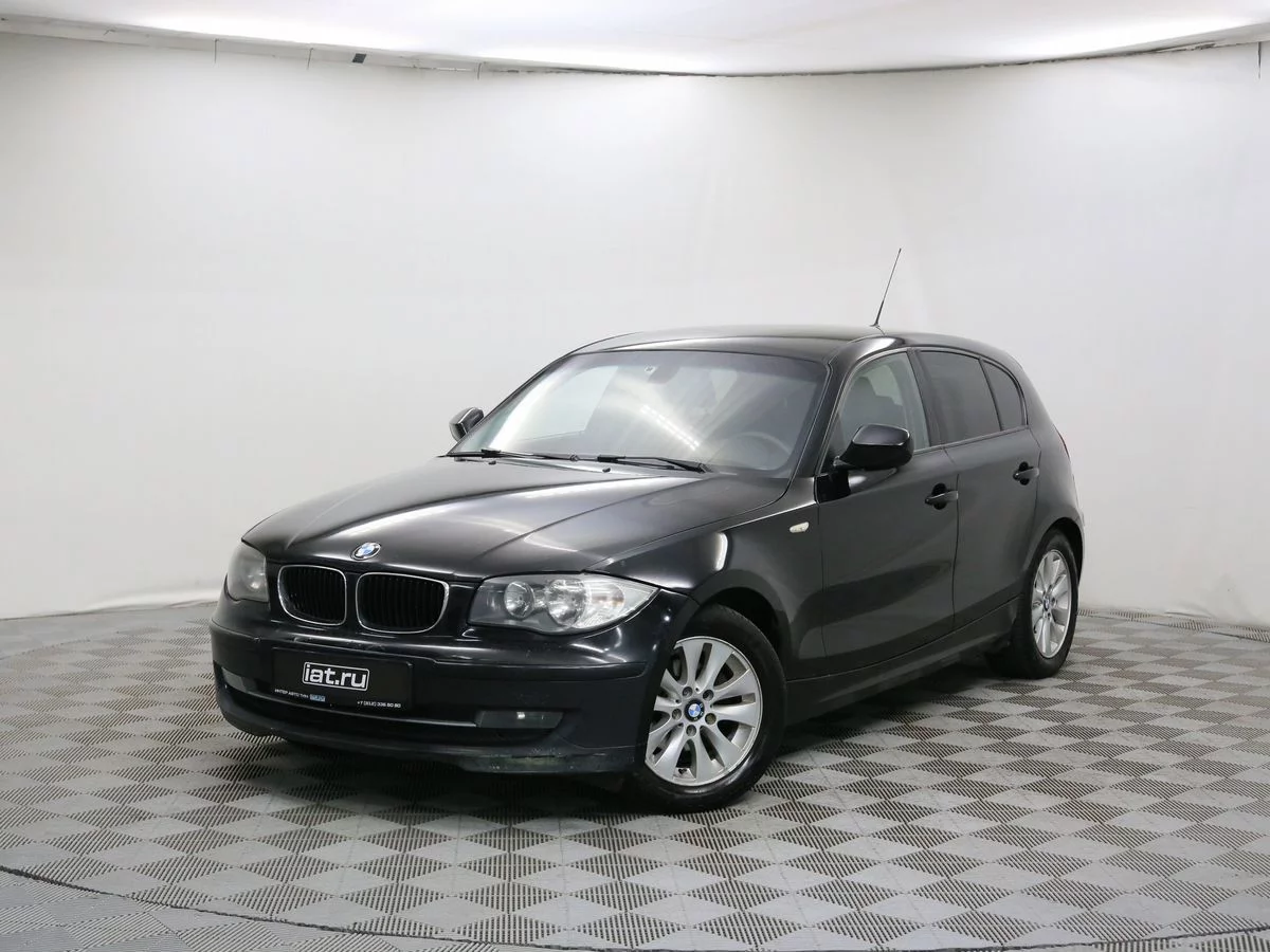 BMW 1 серии 116i 1.6 AT (115 л.с.), 2010, I поколение (E81/E82/E87/E88)  Рестайлинг, Черный (продано) – заказ №133347