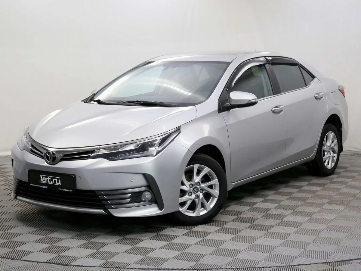 Toyota Corolla 1.6 CVT (122 л.с.), 2017, XI поколение (E160, E170)  Рестайлинг, Серебристый (продано) – заказ №131503