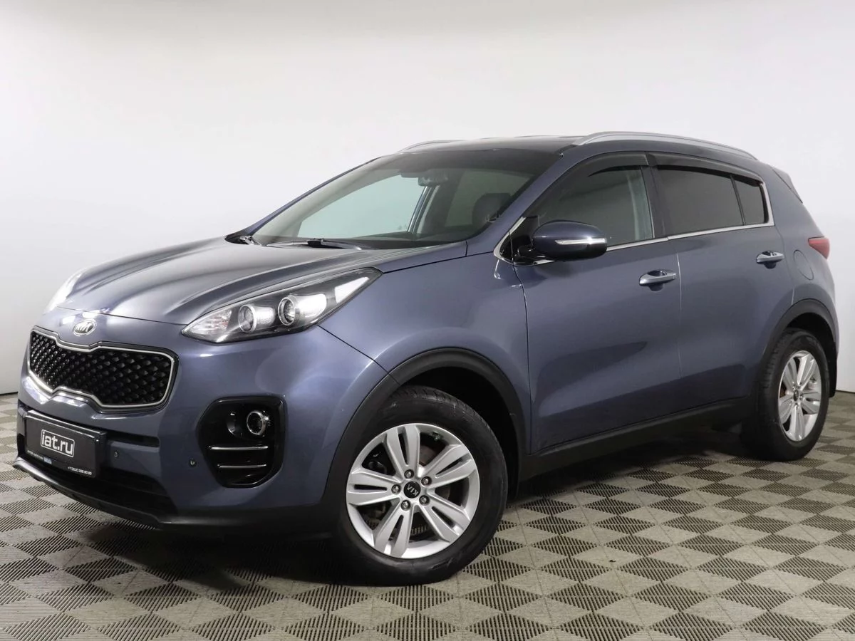 Kia Sportage 2.0 AT (150 л.с.) 4WD, 2016, IV поколение, Синий (продано) –  заказ №133765