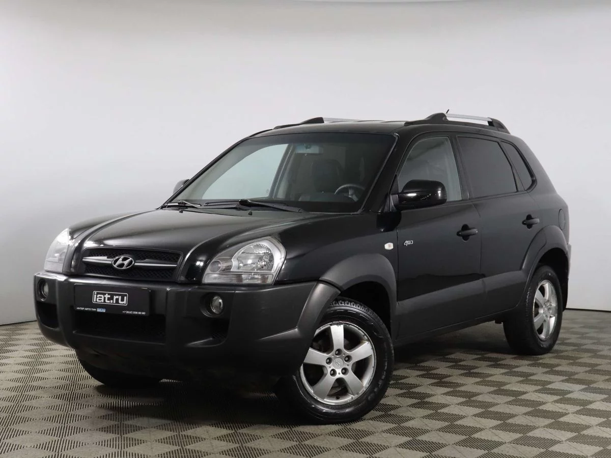 Hyundai Tucson 2.0 AT (140 л.с.) 4WD, 2007, I поколение, Черный (продано) –  заказ №134064