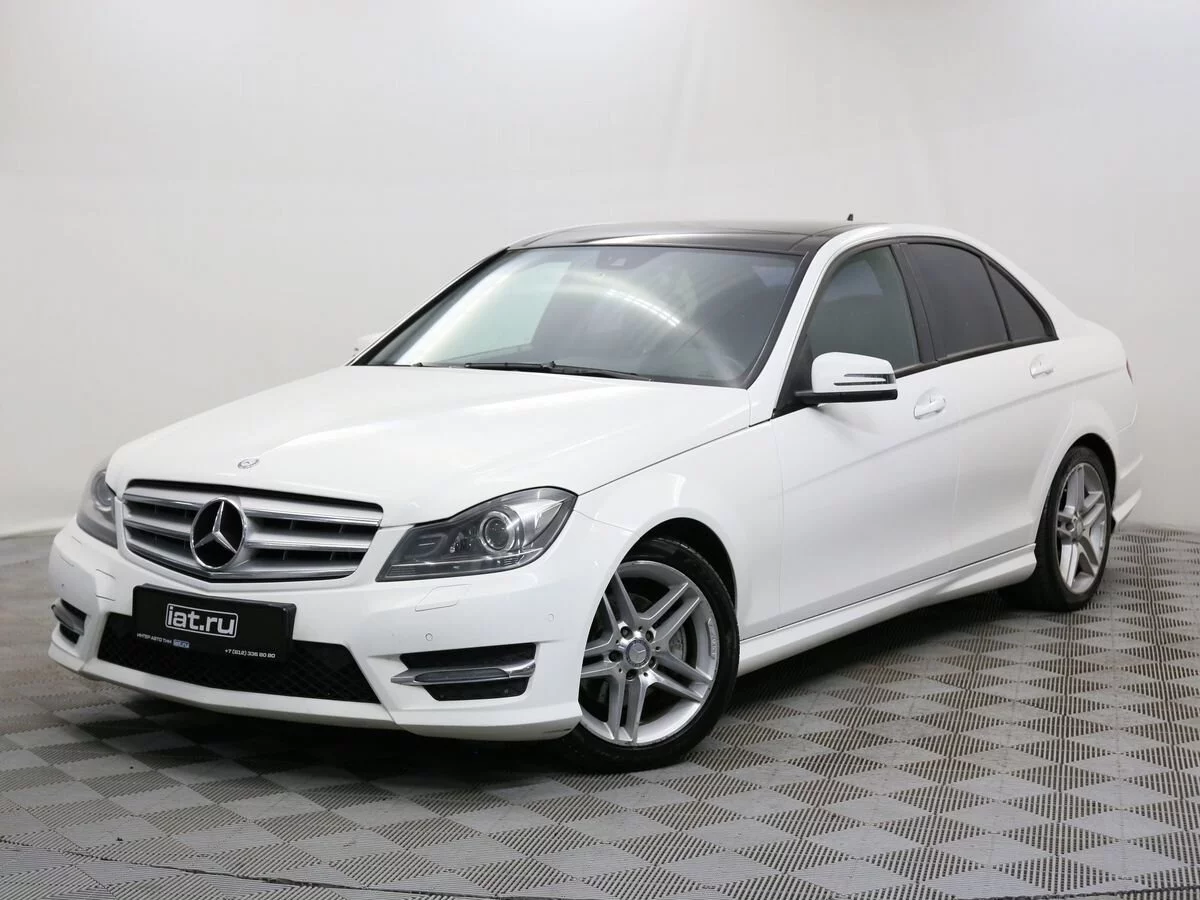 Mercedes-Benz C-Класс 180 1.6 AT (156 л.с.), 2012, III поколение (W204)  Рестайлинг, Белый (продано) – заказ №134350