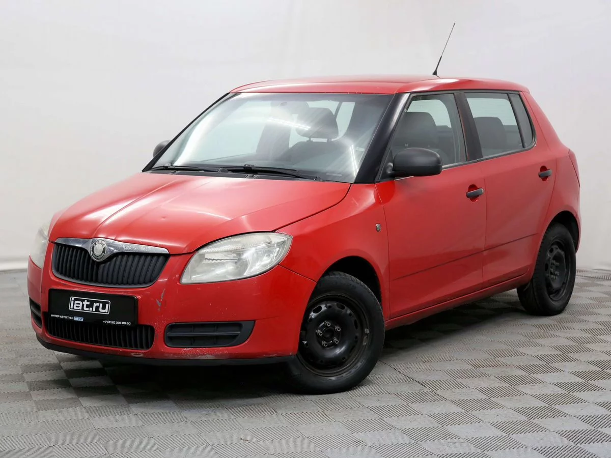 Skoda Fabia 1.4d MT (69 л.с.), 2008, II поколение, Красный (продано) –  заказ №134148