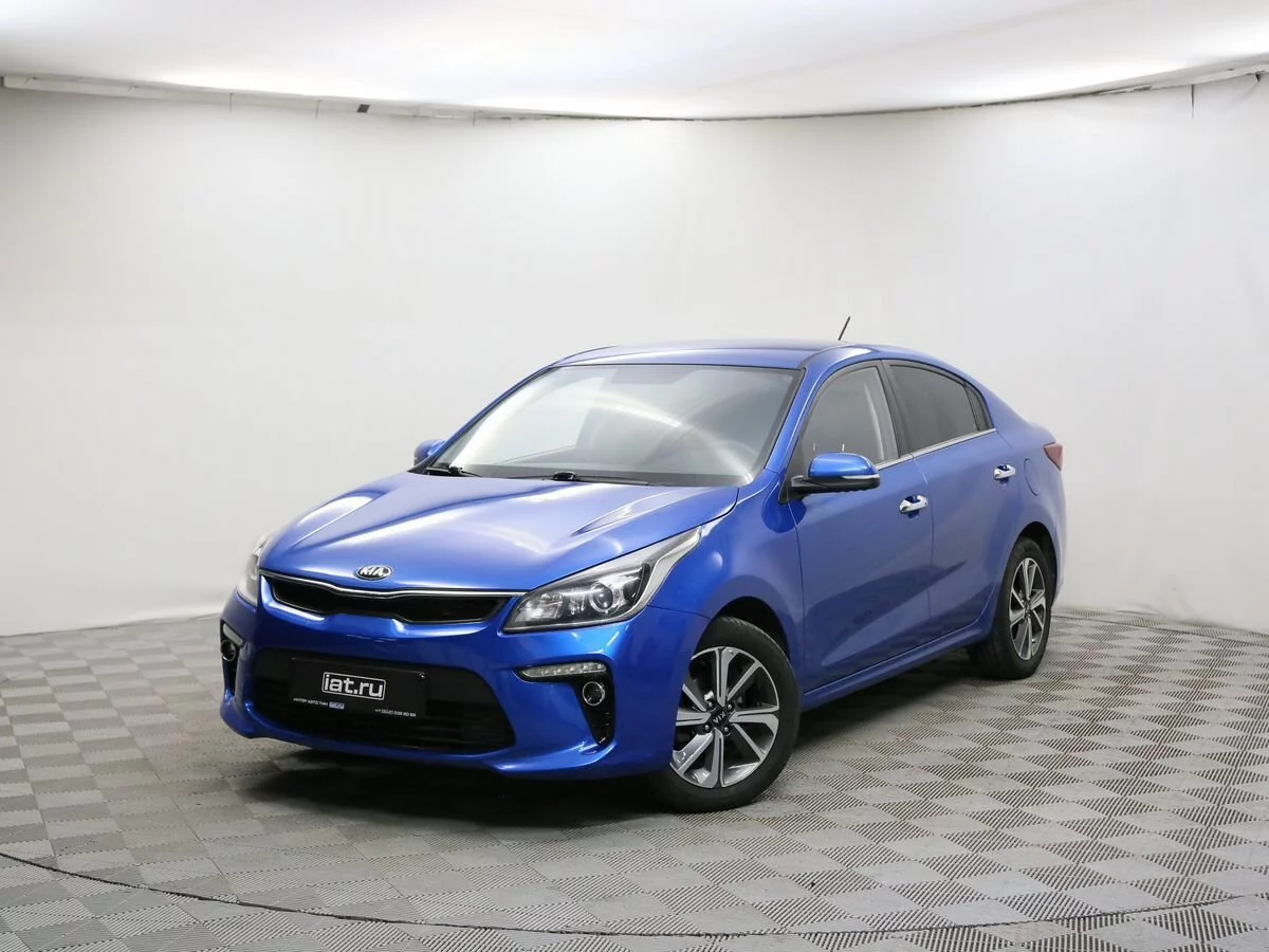 Kia Rio 1.6 AT (123 л.с.), 2019, IV поколение, Синий (продано) – заказ  №134423