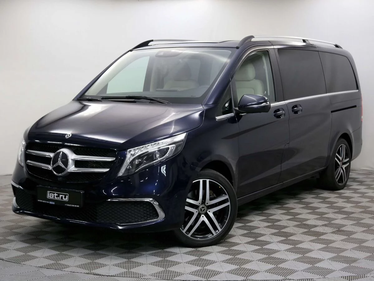 Mercedes-Benz V-Класс 250 d длинный 2.1d AT (190 л.с.) 4WD, 2020, II  поколение, Синий (продано) – заказ №133342