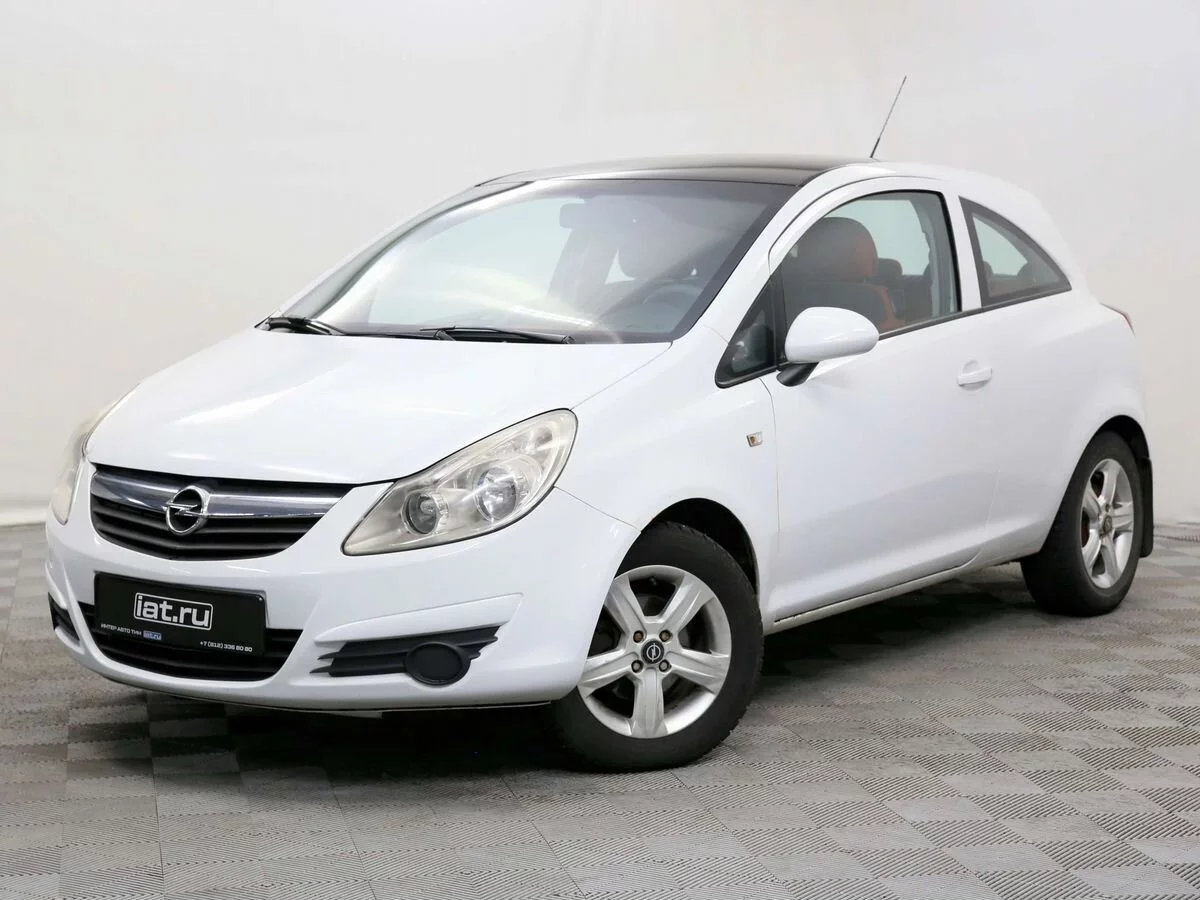 Opel Corsa 1.4 AT (90 л.с.), 2008, D поколение, Белый (продано) – заказ  №134765