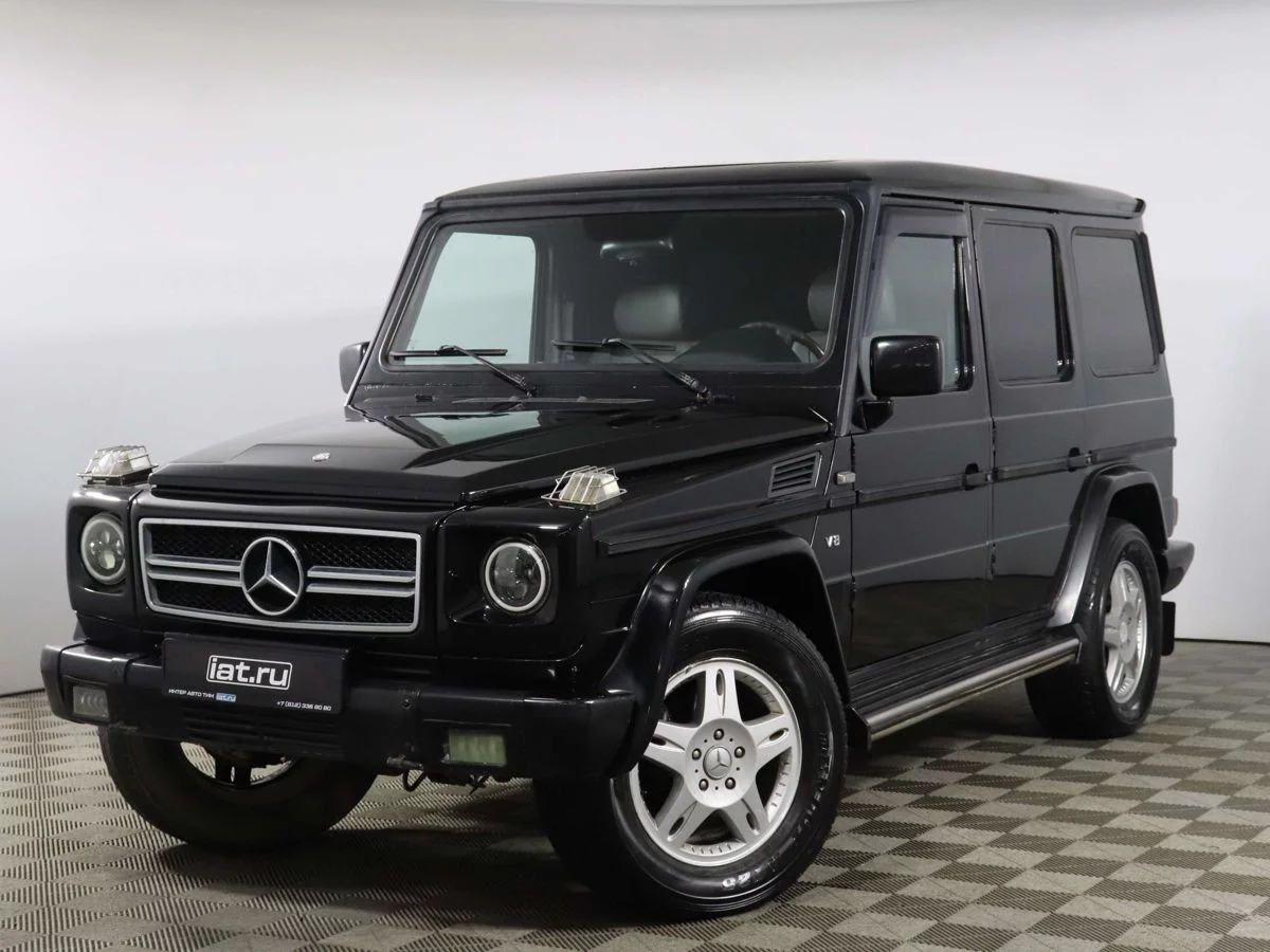 Mercedes-Benz G-Класс 500 5.0 AT (296 л.с.) 4WD, 1999, II поколение (W463),  Черный (продано) – заказ №128811