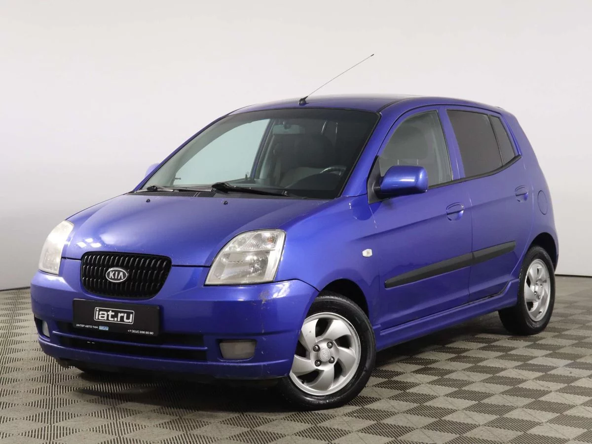 Kia Picanto 1.1 AT (64 л.с.), 2005, I поколение, Синий (продано) – заказ  №134784