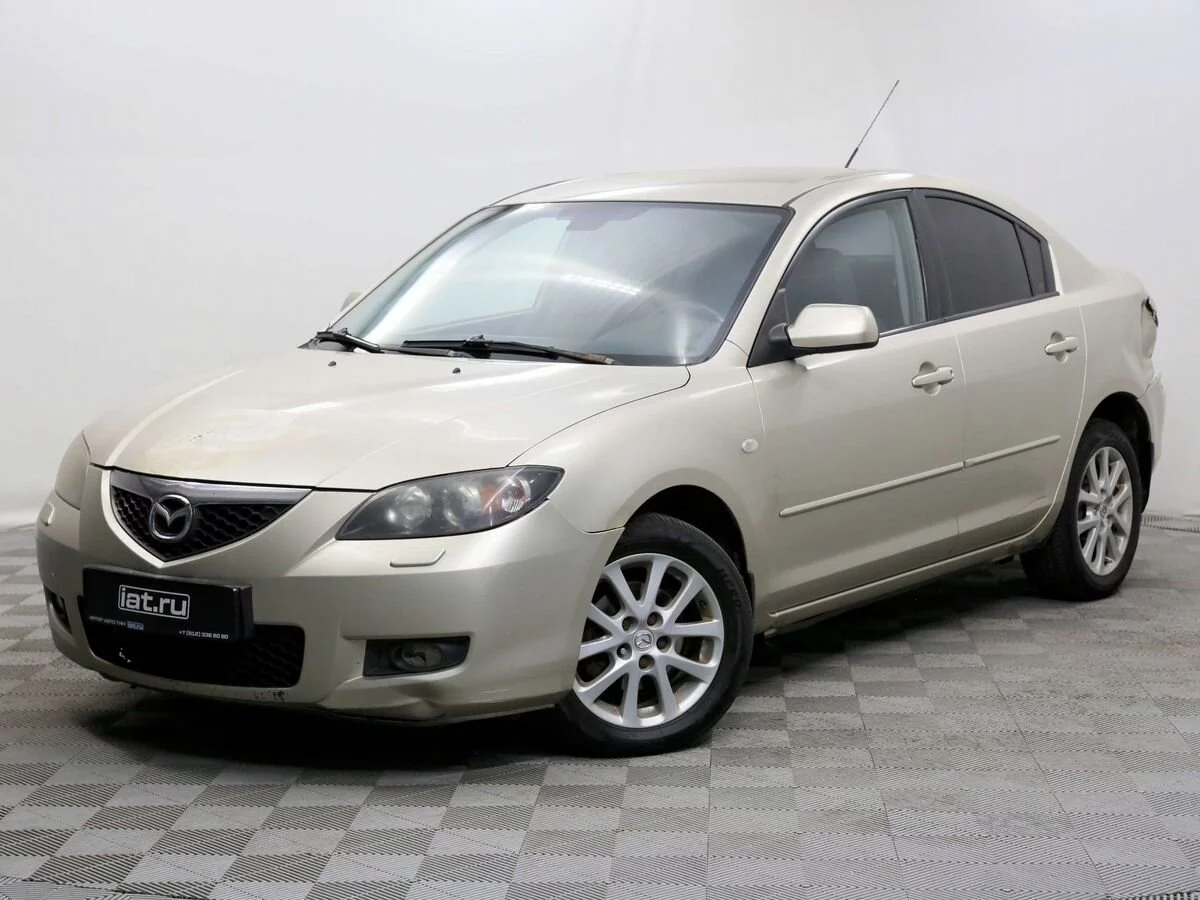 Mazda 3 1.6 MT (105 л.с.), 2008, I поколение (BK) Рестайлинг, Серебристый  (продано) – заказ №134554