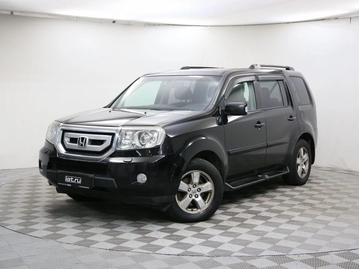 Honda Pilot 3.5 AT (257 л.с.) 4WD, 2008, II поколение, Черный (продано) –  заказ №133192