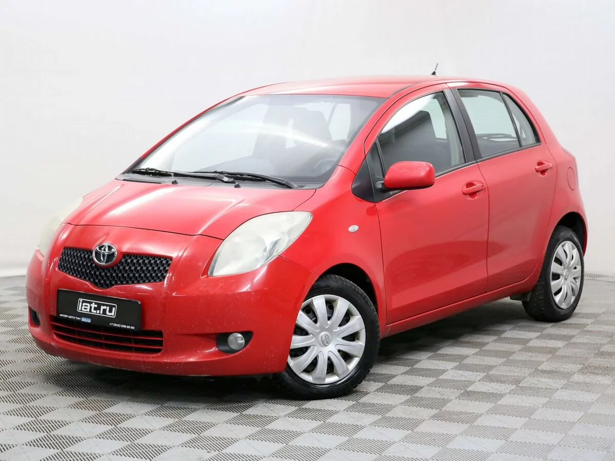 Toyota Yaris 1.3 MT (87 л.с.), 2008, II поколение, Красный (продано) –  заказ №134767