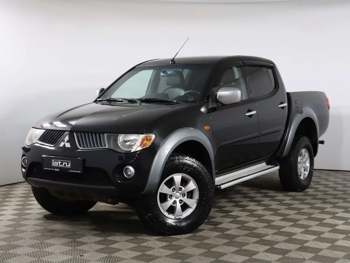 Mitsubishi L200 2.5d MT (136 л.с.) 4WD, 2008, IV поколение, Черный  (продано) – заказ №135127