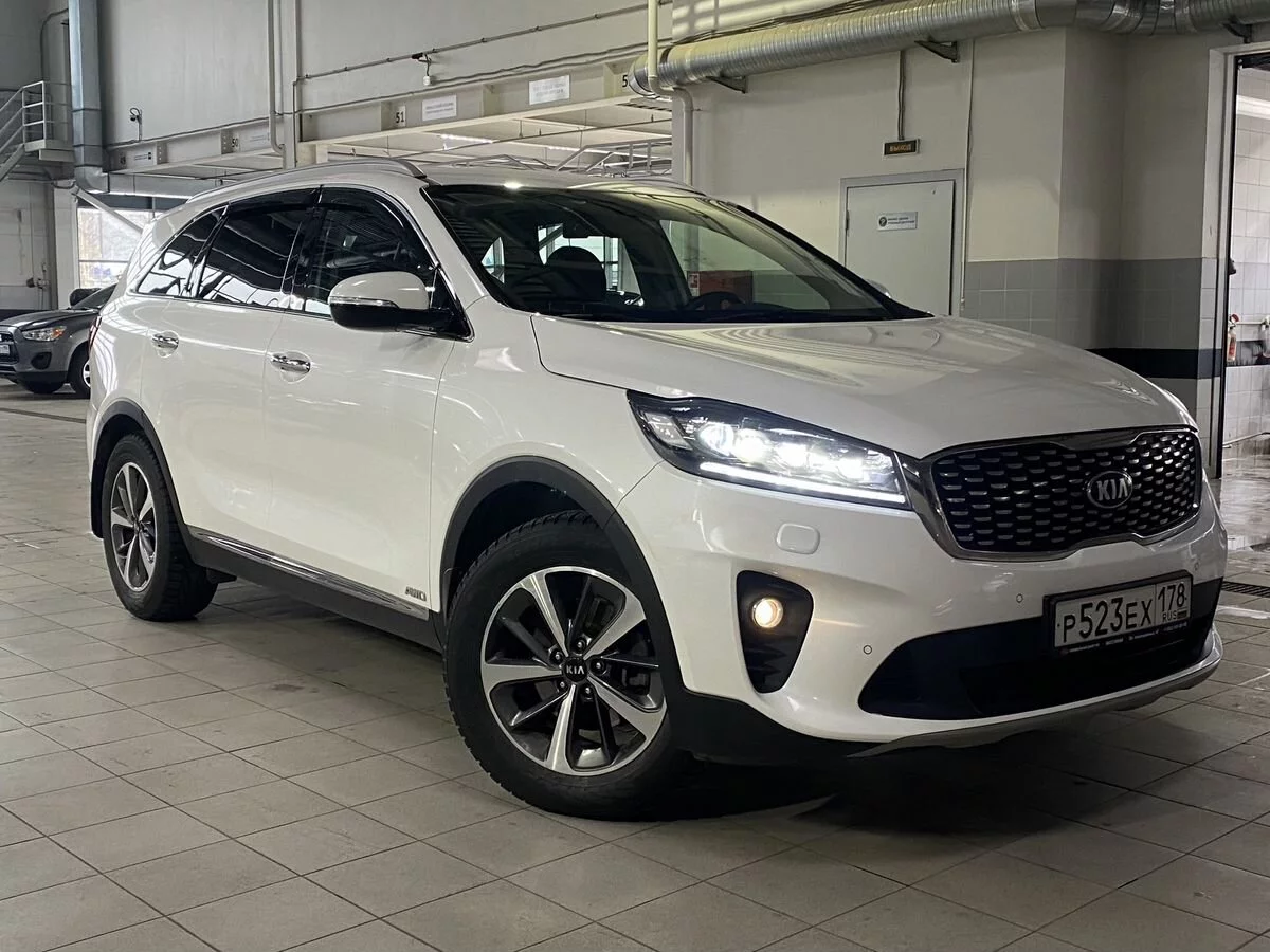 Kia Sorento 2.2d AT (200 л.с.) 4WD, 2019, III поколение Prime Рестайлинг,  Белый (продано) – заказ №135276