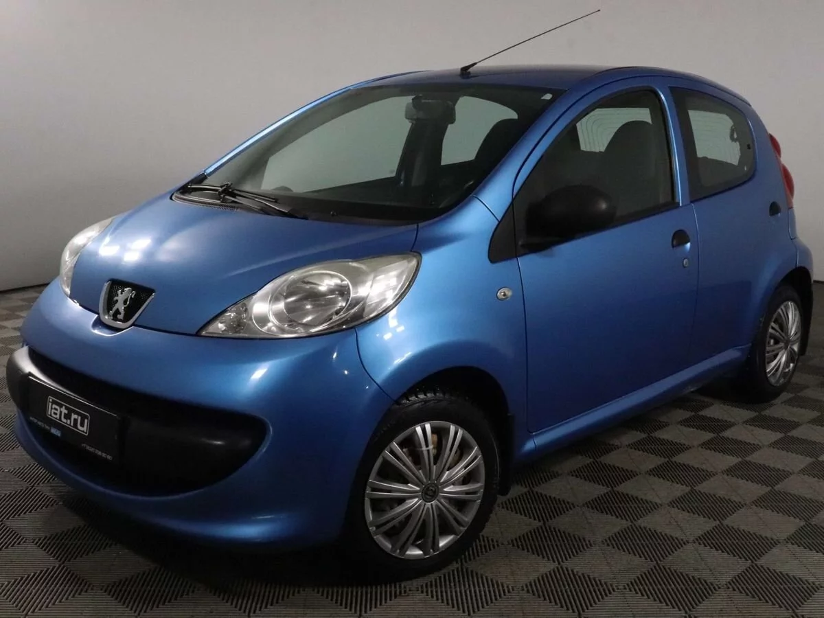 Peugeot 107 1.0 MT (68 л.с.), 2007, I поколение, Голубой (продано) – заказ  №135442