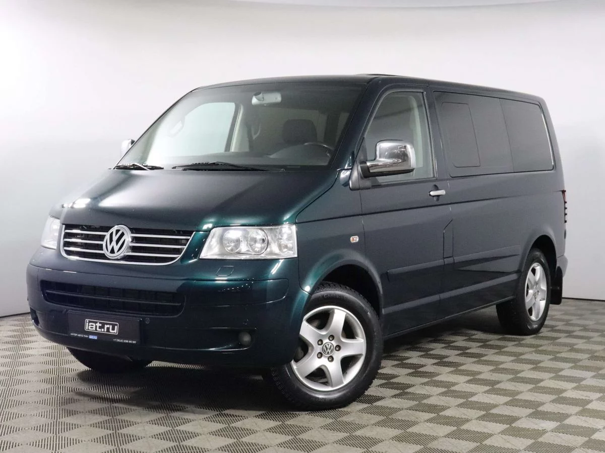 Volkswagen Multivan 2.5d MT (174 л.с.) 4WD, 2008, T5 поколение, Зеленый  (продано) – заказ №135446