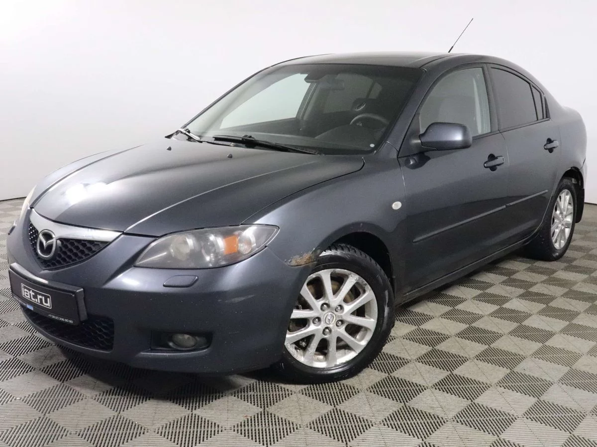 Mazda 3 2.0 MT (150 л.с.), 2008, I поколение (BK) Рестайлинг, Серый  (продано) – заказ №135460