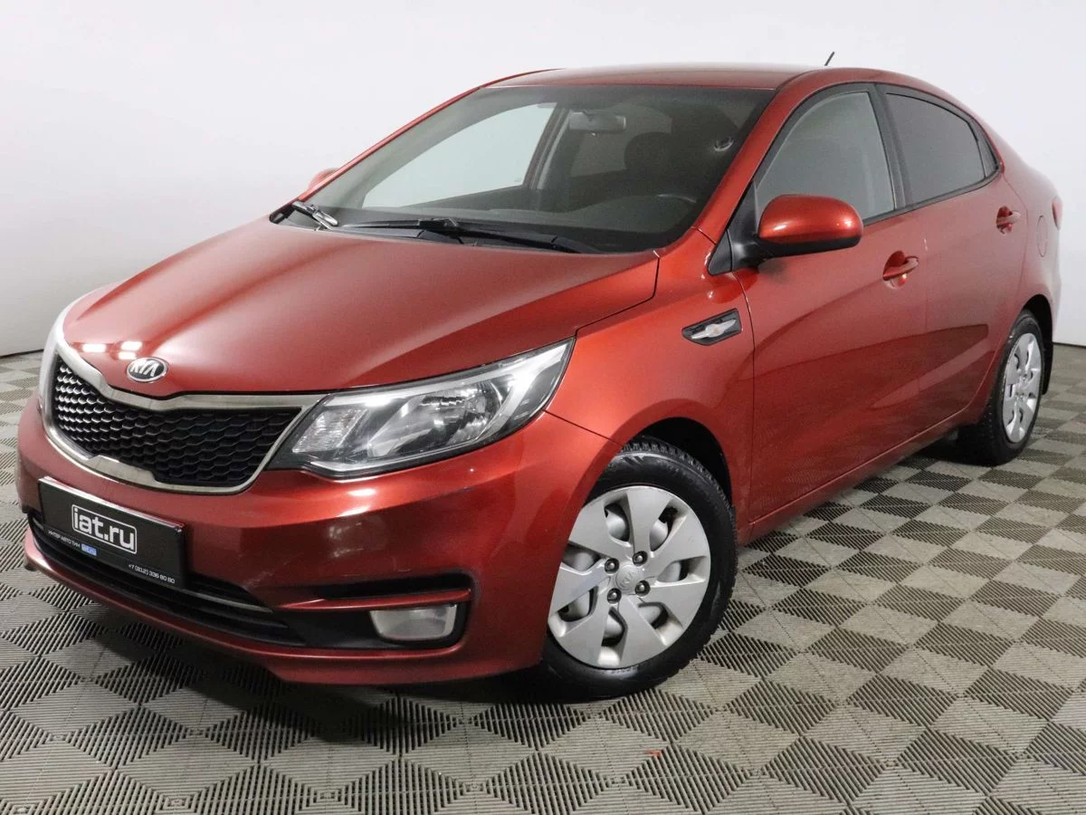 Kia Rio 1.6 MT (123 л.с.), 2016, III поколение Рестайлинг, Красный  (продано) – заказ №135612