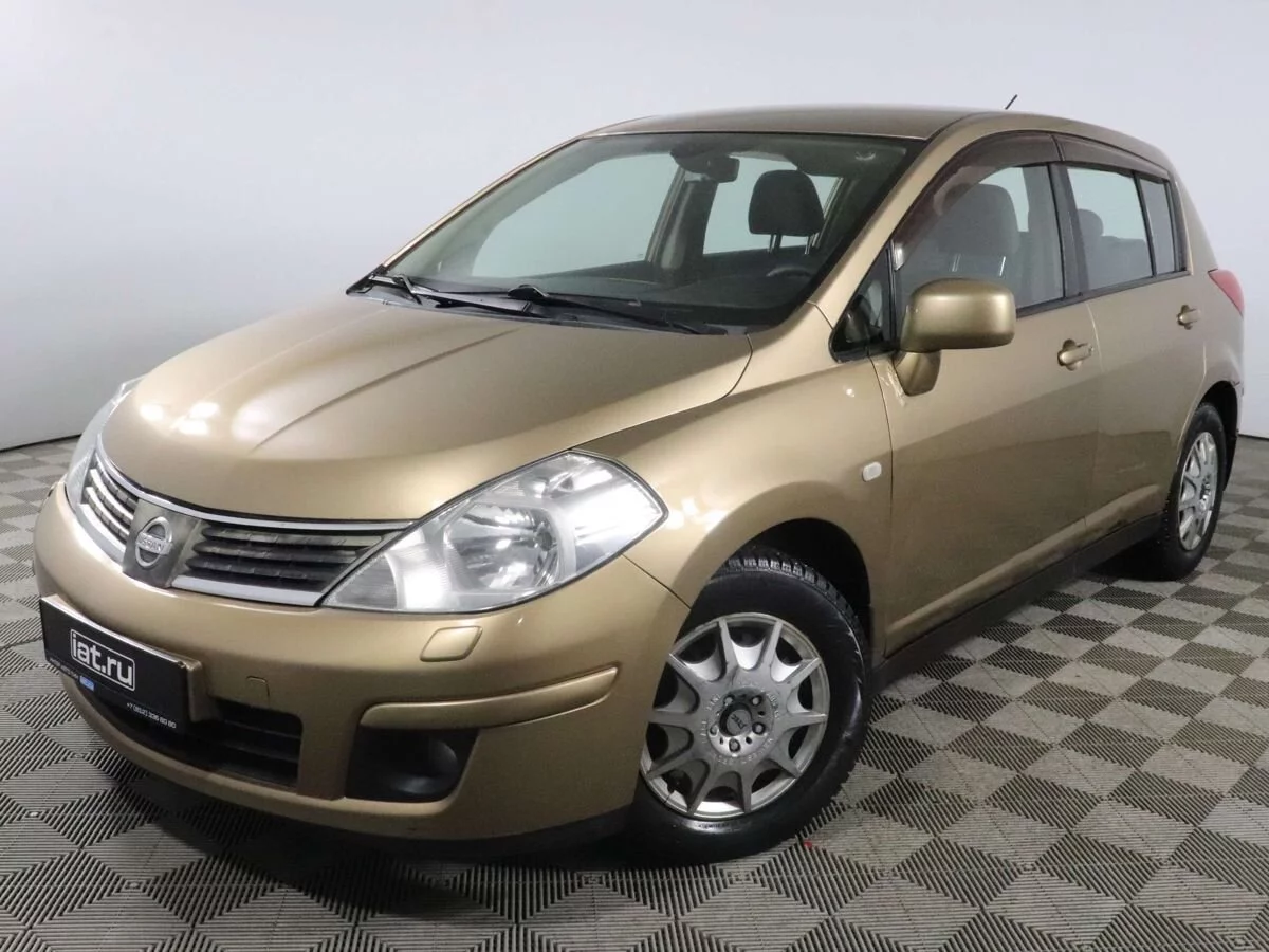 Nissan Tiida 1.6 AT (110 л.с.), 2008, I поколение, Золотой (продано) –  заказ №135625