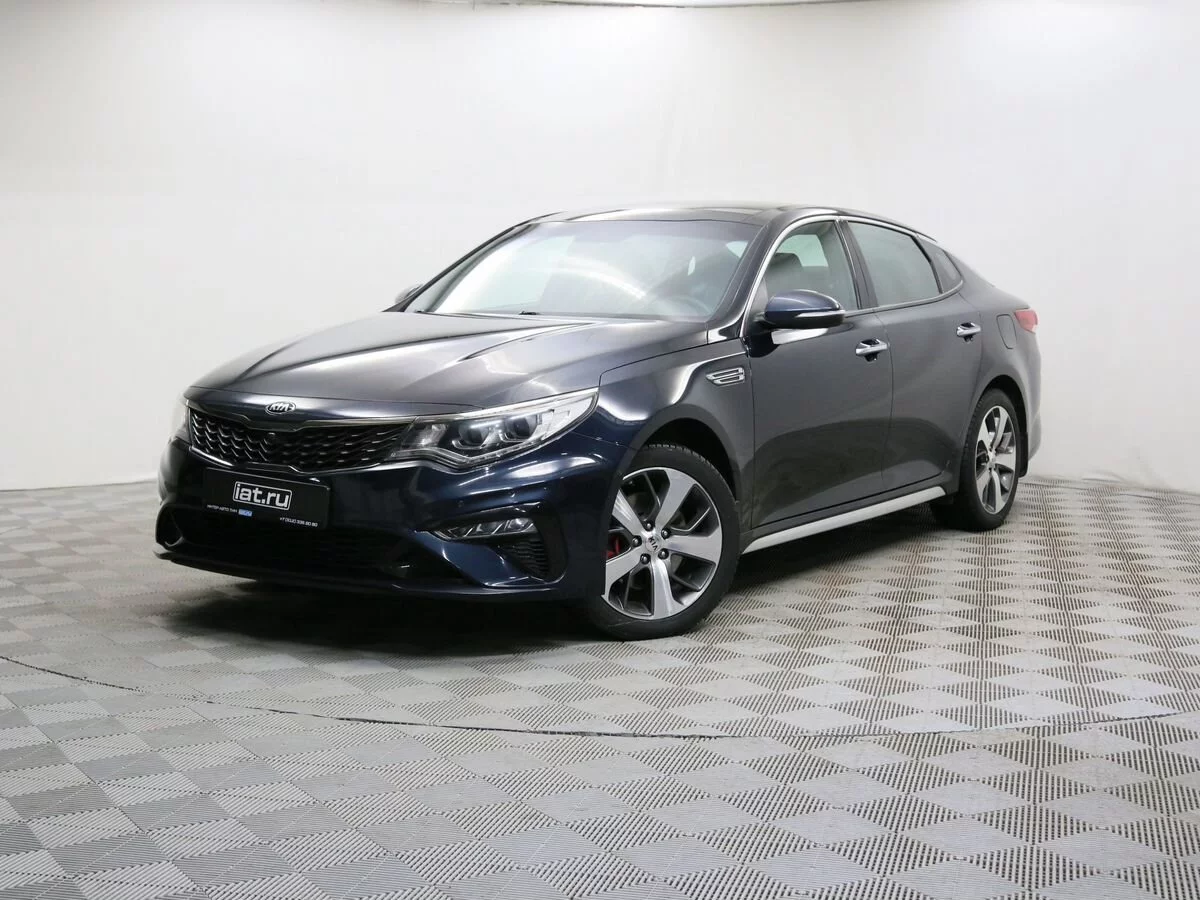 Kia Optima 2.4 AT (188 л.с.), 2019, IV поколение Рестайлинг, Синий  (продано) – заказ №135708