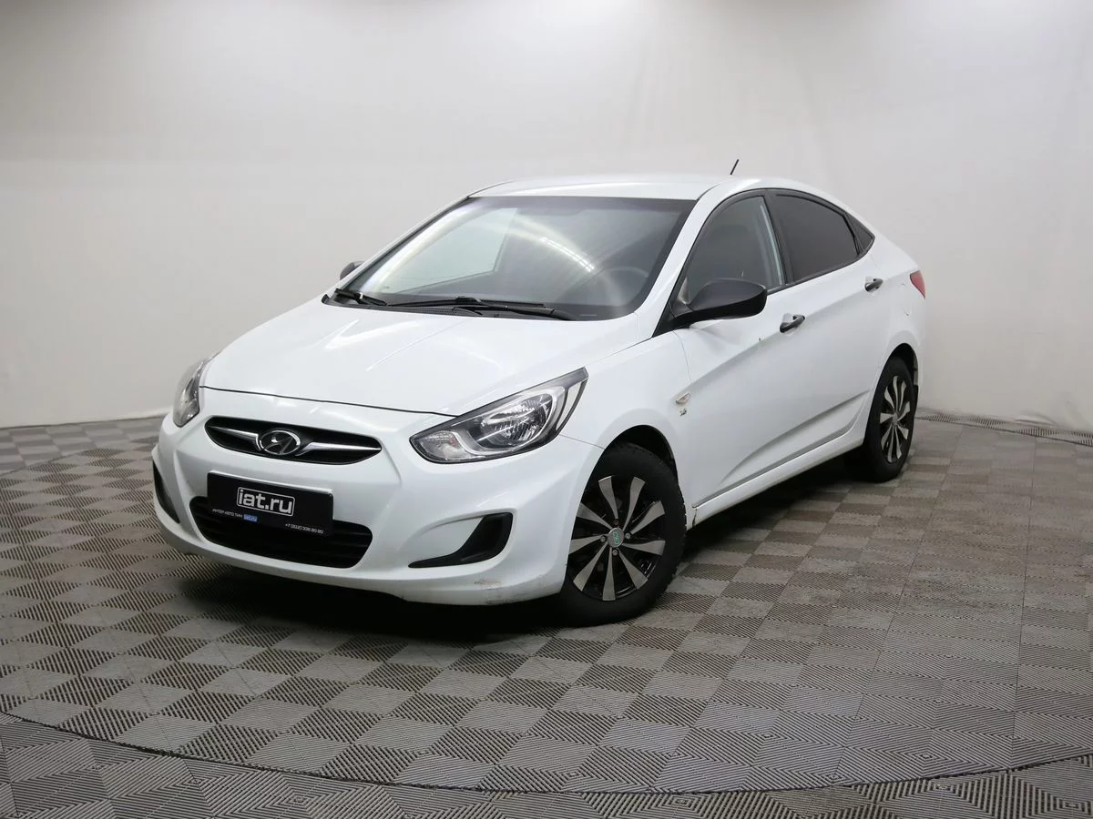 Hyundai Solaris 1.6 AT (123 л.с.), 2013, I поколение, Белый (продано) –  заказ №135931